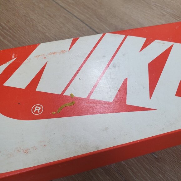 Vintage 1984 Nike Rebound Shoe Box ONLY Orange White Swoosh Retro READ 80s 8406 - Picture 12 of 15